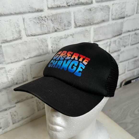 Old Navy ‘Create Change’ Trucker’s Hat Boho Hippie - Picture 2 of 5